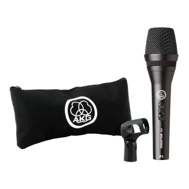 AKG P5s Microfono De Mano Para Voces Dinamico Supercardioide Color Negro