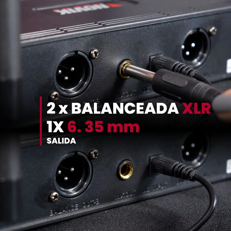 Microfono Inalambrico Novik Unk 660 Uhf 300ch Doble Digital Color Negro
