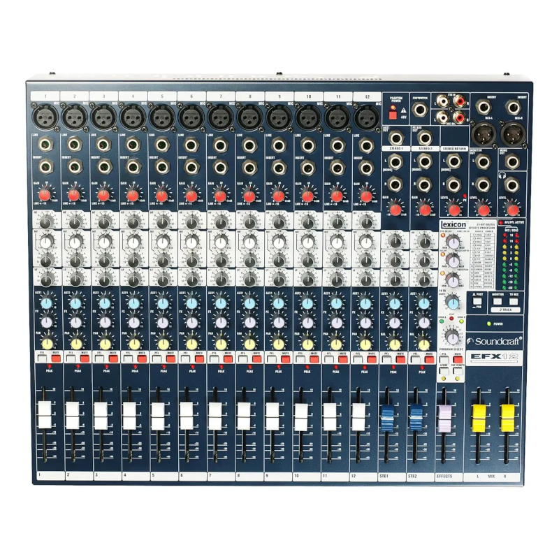Consola Mixer Soundcraft Efx12 12 Canales Con Efectos Y Phan