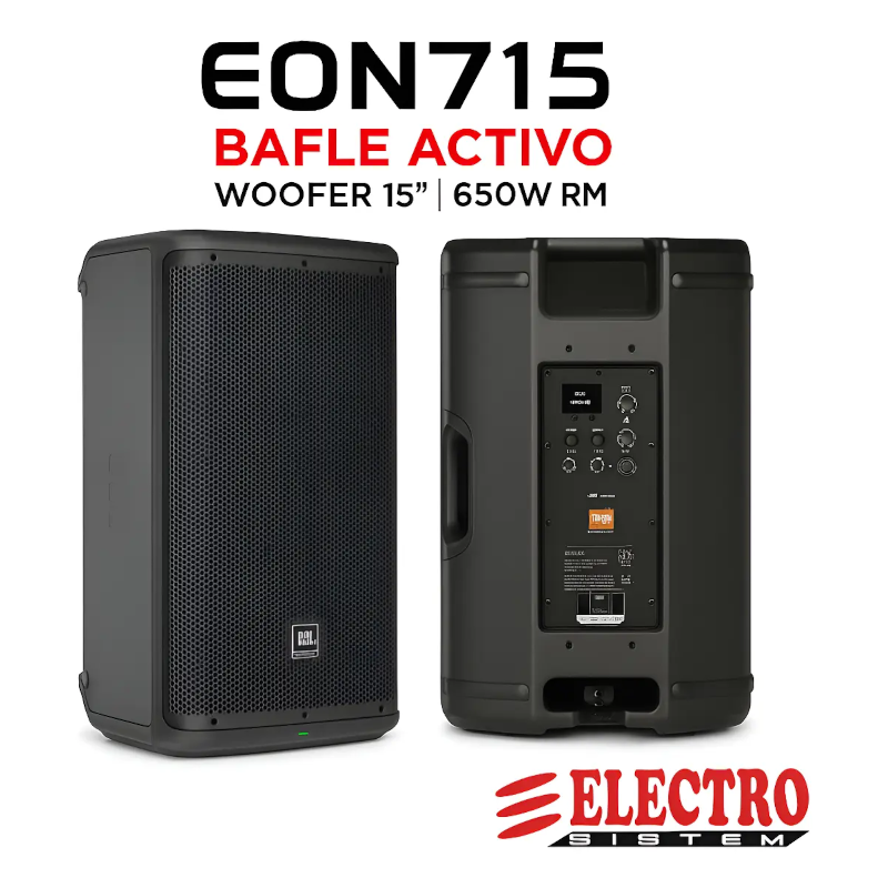 Bafle Activo JBL Eon 715 Potenciado Bt Woofer 15 650w Rms