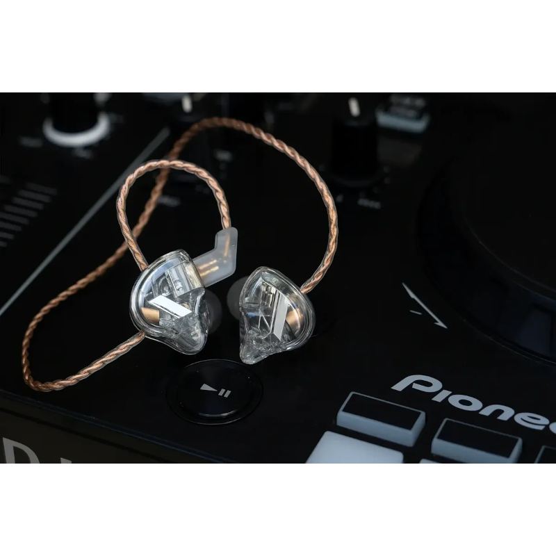 Auriculares Kz Edx - Alta Definición - Gris Transparente