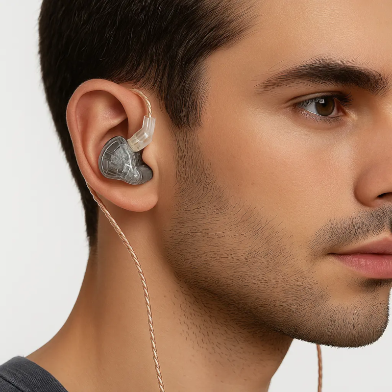 Auriculares Kz Edx - Alta Definición - Gris Transparente