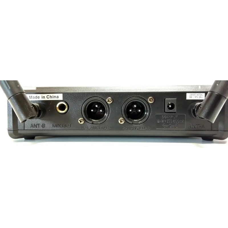 Set X2 Micrófonos Inalámbricos Skp Uhf-300d Dinámicos 70mts