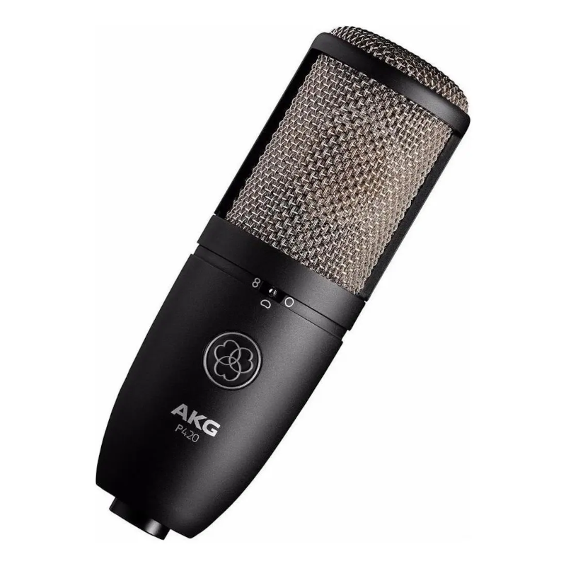 Micrófono Akg P420 Condensador Multipatrón Negro
