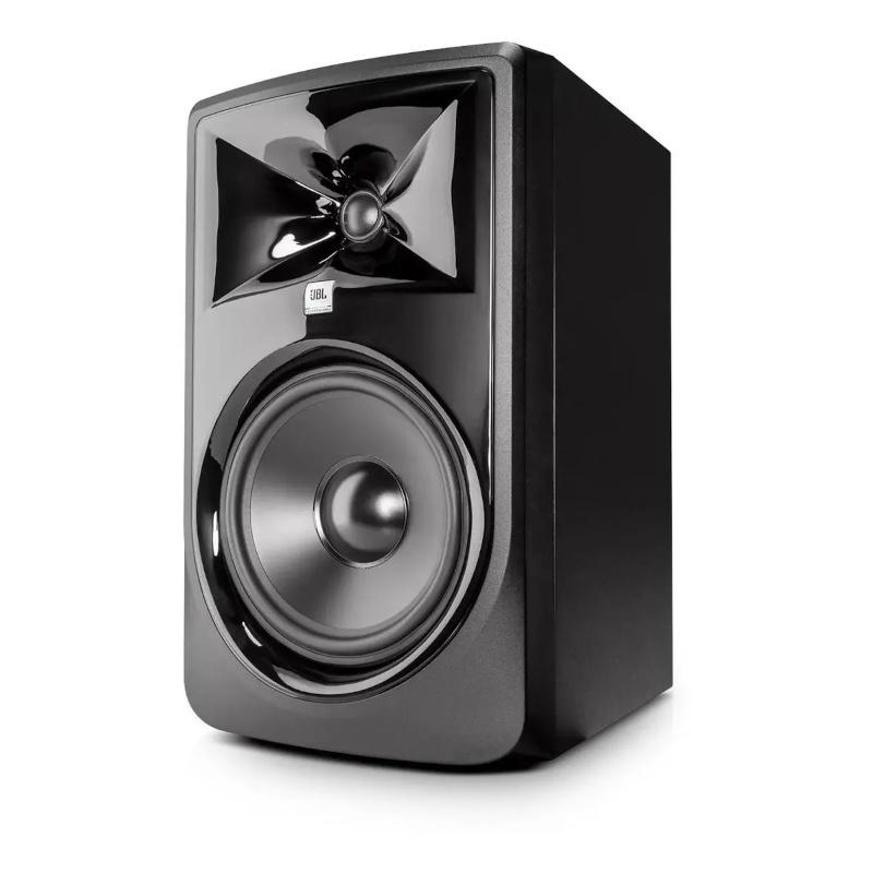 Monitor de estudio Bafle JBL 308P MKII Rms 8" Color Negro
