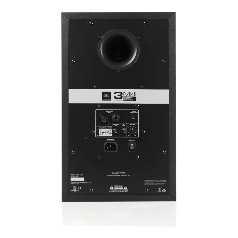 Monitor de estudio Bafle JBL 308P MKII Rms 8" Color Negro