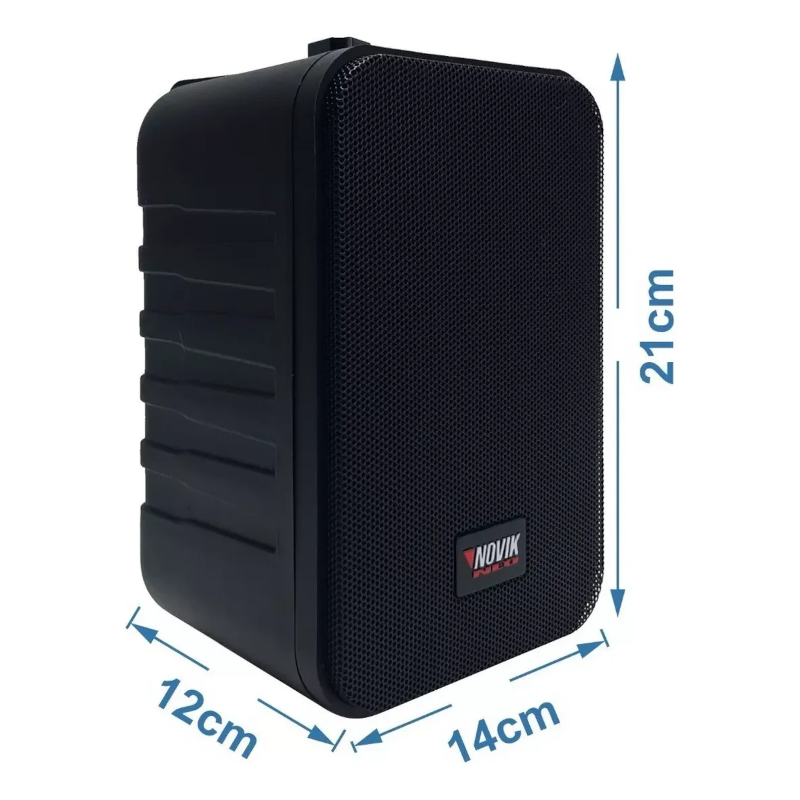 Par de Parlantes de Instalación Pasivos Novik Nvk25 Black 50watts