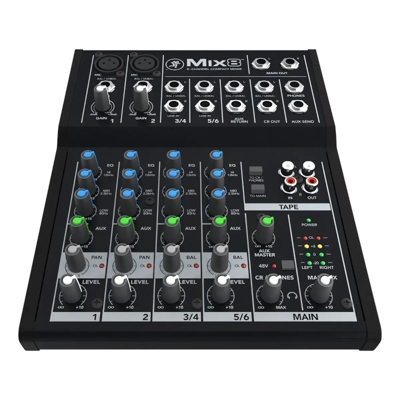 Consola Pasiva Mackie Mix8 8 Canales