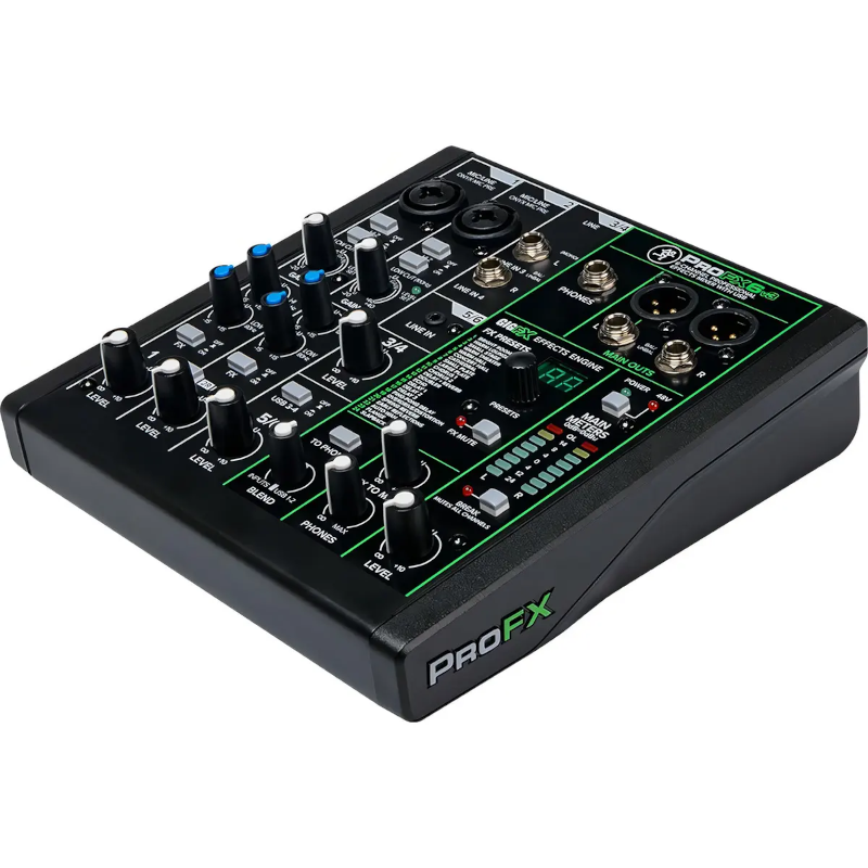 Consola Mackie Profx6v3 de mezcla